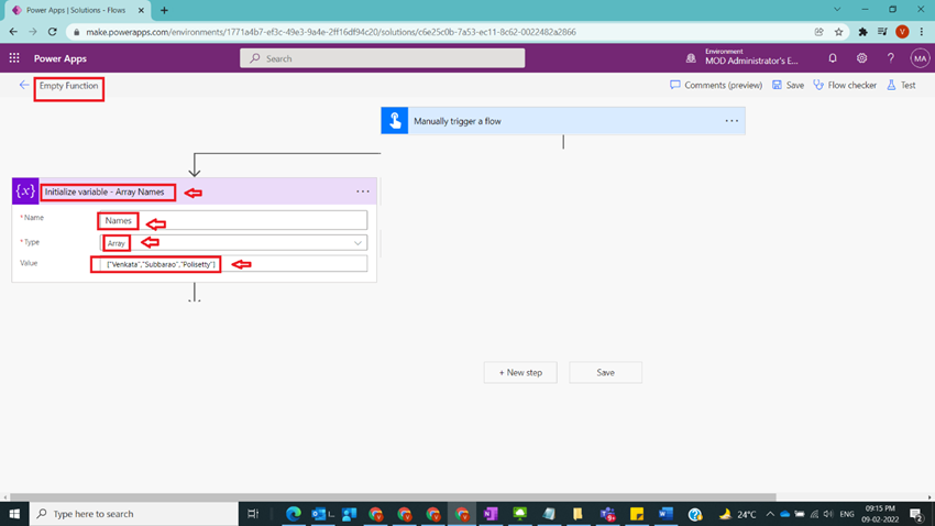 Usage of Empty Function in Power Automate